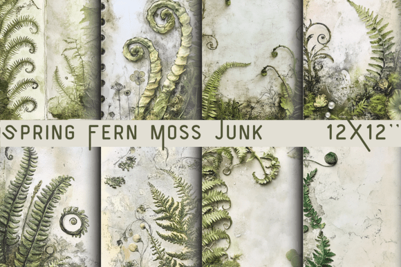 Bring Woodland Calm to Your Designs with Fern Moss Pages