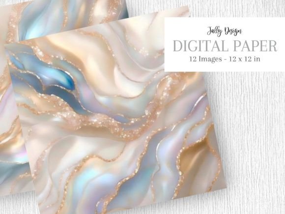 Elegant White & Blue Nacre Textures: A Designer's Secret Weapon