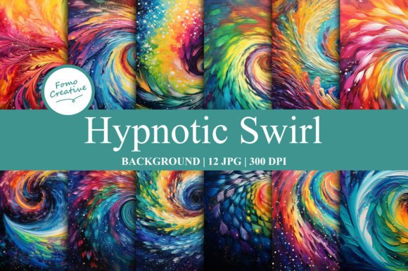 Hypnotic Swirl Background: Elevate Your Digital Designs Instantly