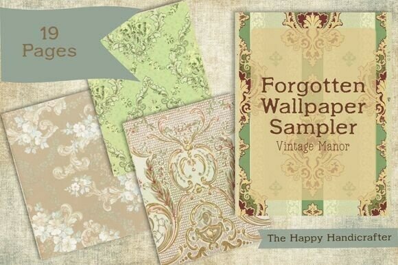 Timeless Elegance for Your Creative Projects: Vintage Manor Wallpaper Papers